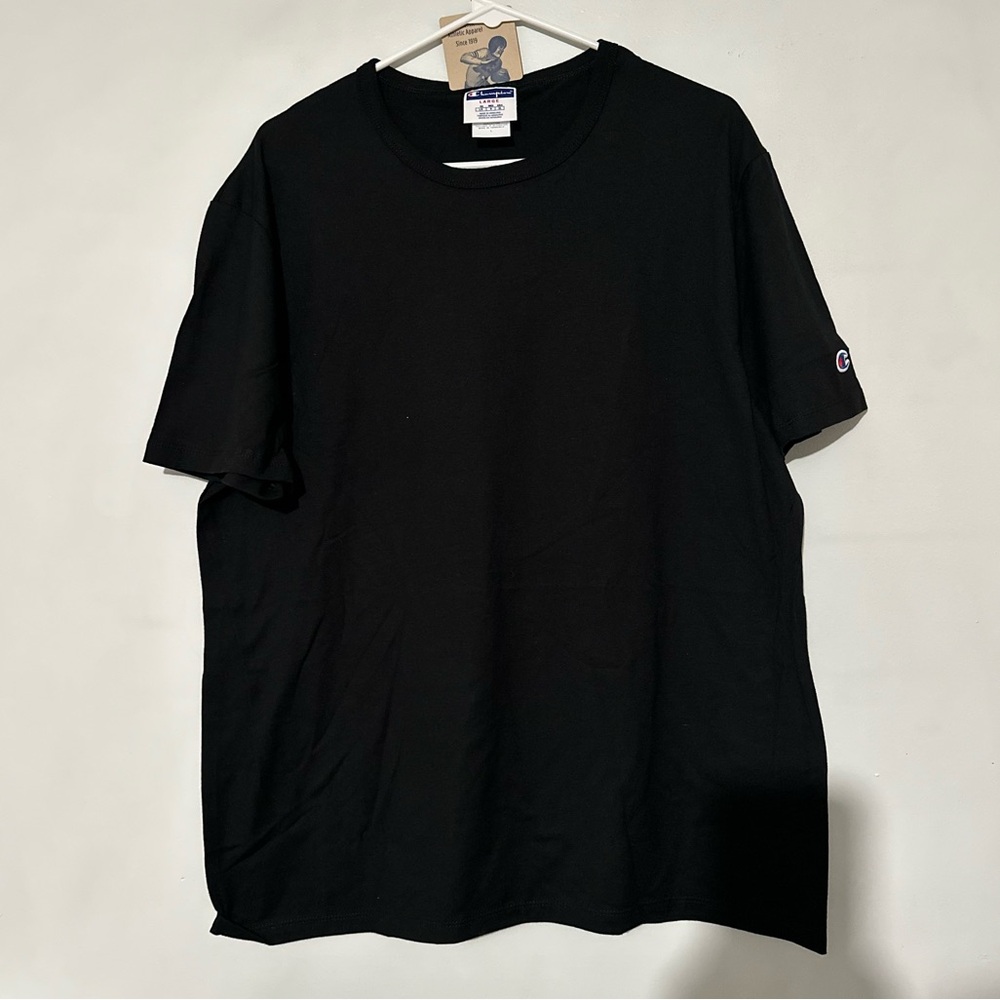 Champion Tshirt Men Black Basic
